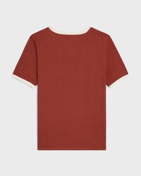 70's t-shirt IN cotton jersey - COGNAC/CREAM -  - 2 | CELINE
