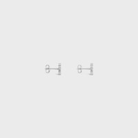 PENDIENTES TRIOMPHE DE ESTRÁS Y LATÓN CON ACABADO RODIADO - PLATA - PENDIENTES - 2 | CELINE