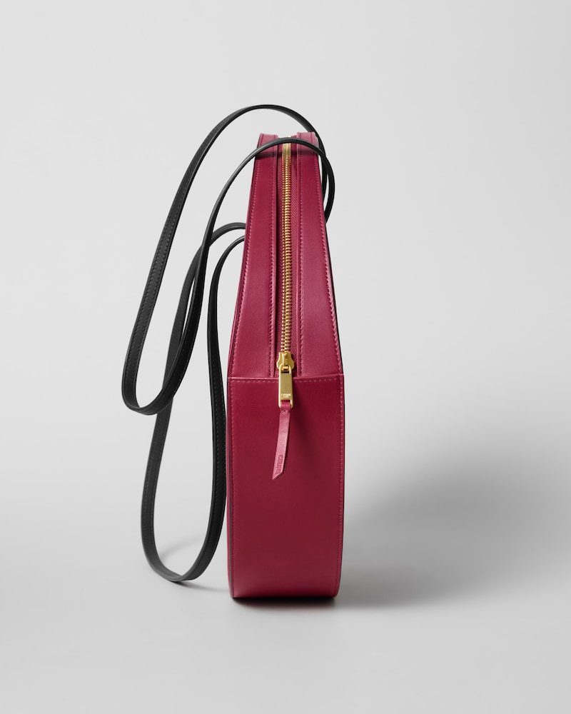 HAT BOX BAG IN SUPPLE SMOOTH CALFSKIN - BURNT RED - ALL BAGS - 1 | CELINE