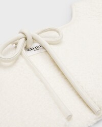 peplum IN cashmere and wool natté - WHITE -  - 2 | CELINE