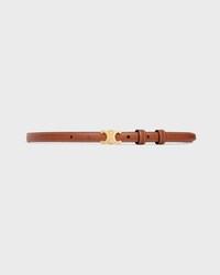 Triomphe Belt 13MM in Natural Calfskin - TAN -  - 2 | CELINE