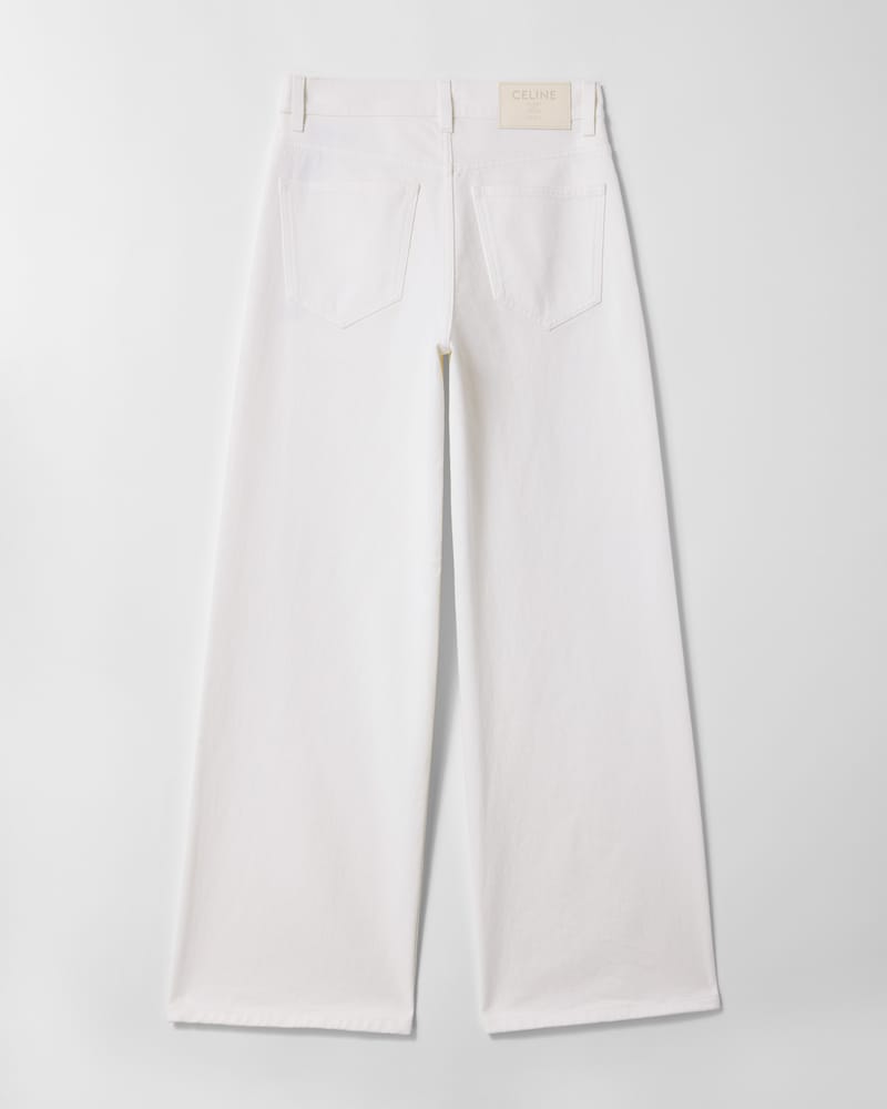 jolene jeans IN heavy cotton twill - SAMMY WHITE -  - 1 | CELINE