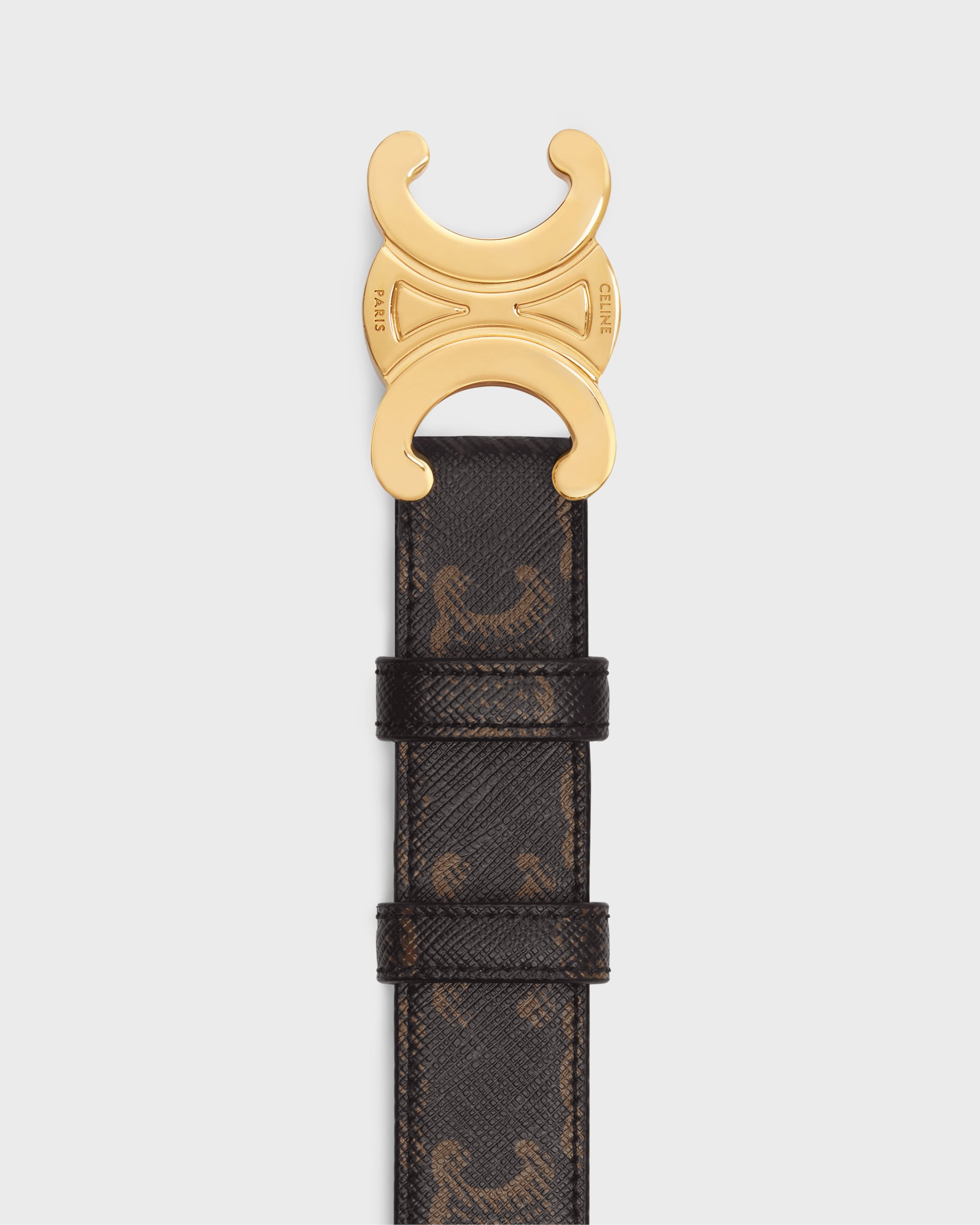トリオンフ ベルト 25mm / トリオンフキャンバス - タン | CELINE