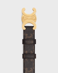 Triomphe Belt 25MM  IN Triomphe Canvas - TAN -  - 2 | CELINE