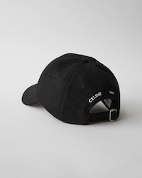 GORRA RICHELIEU EN FRANELA DE LANA - NEGRO -  - 2 | CELINE