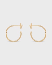 Maillon Triomphe Hoops in Yellow Gold - YELLOW GOLD - ESSENTIAL GIFTS - 2 | CELINE