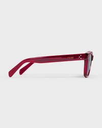 Black Frame 41 sunglasses in Acetate - TRANSPARENT BURGUNDY -  - 2 | CELINE