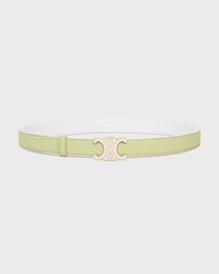 Reversible Strap 25MM IN Smooth and Grained Calfskin -  -  - 2 | CELINE