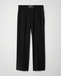 PULL-ON TROUSERS IN WOOL TWILL - ブラック -  - 1 | CELINE