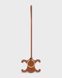 TRIOMPHE CHARM IN SMOOTH CALFSKIN - TAN - BAG CHARMS - 1 | CELINE