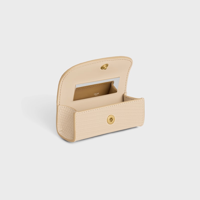 LIPSTICK CASE IN LIZARD - DEEP IVORY - ACCESSORIES - 1 | CELINE