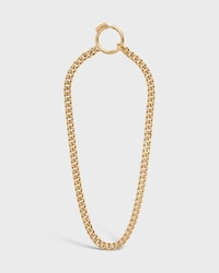 Systeme Necklace in Yellow Gold and Diamonds - Yellow Gold and White - FINE JEWELRY - 1 | CELINE