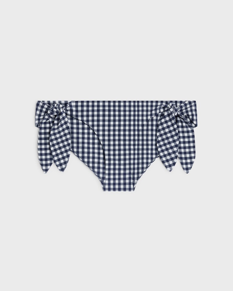 swimsuit bottom IN matte jersey - BLANC/BLEU -  - 1 | CELINE
