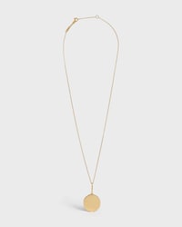 Collier Small Medaille Celine en Or jaune et Diamants - Or Jaune - COLLIERS - 1 | CELINE