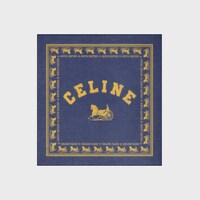 bandana IN cotton - NAVY/YELLOW -  - 1 | CELINE
