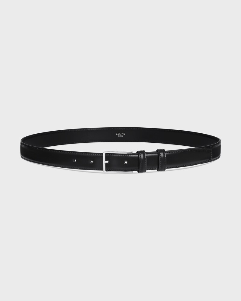 BC-17 25MM BELT IN Taurillon Leather - BLACK -  - 1 | CELINE