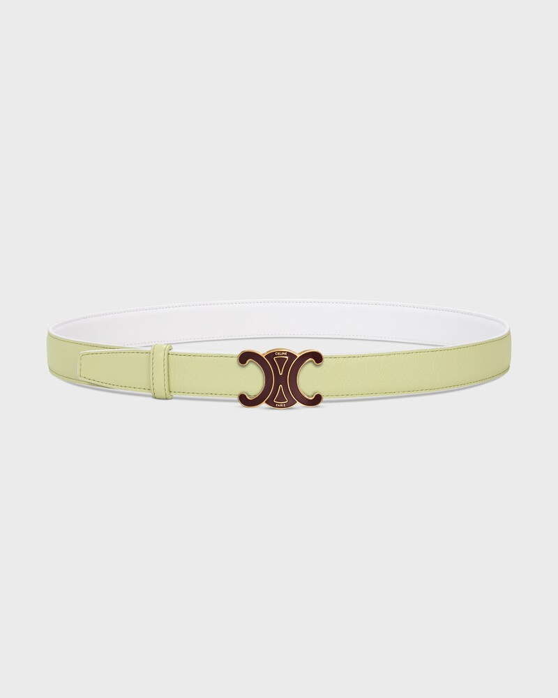 Reversible Strap 25MM IN Smooth and Grained Calfskin -  -  - 1 | CELINE