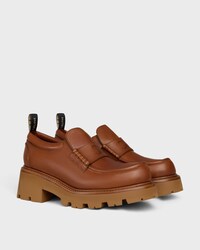 CELINE TRIOMPHE - LOAFER IN CALFSKIN - TOFFEE -  - 2 | CELINE