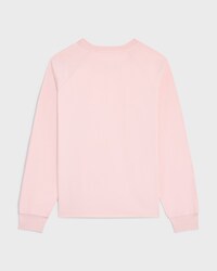 long sleeved t-shirt IN cotton jersey - ROSE POUDRE/OFF WHITE -  - 2 | CELINE