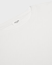 triomphe loose t-shirt IN cotton jersey - OFF WHITE / BLACK -  - 2 | CELINE