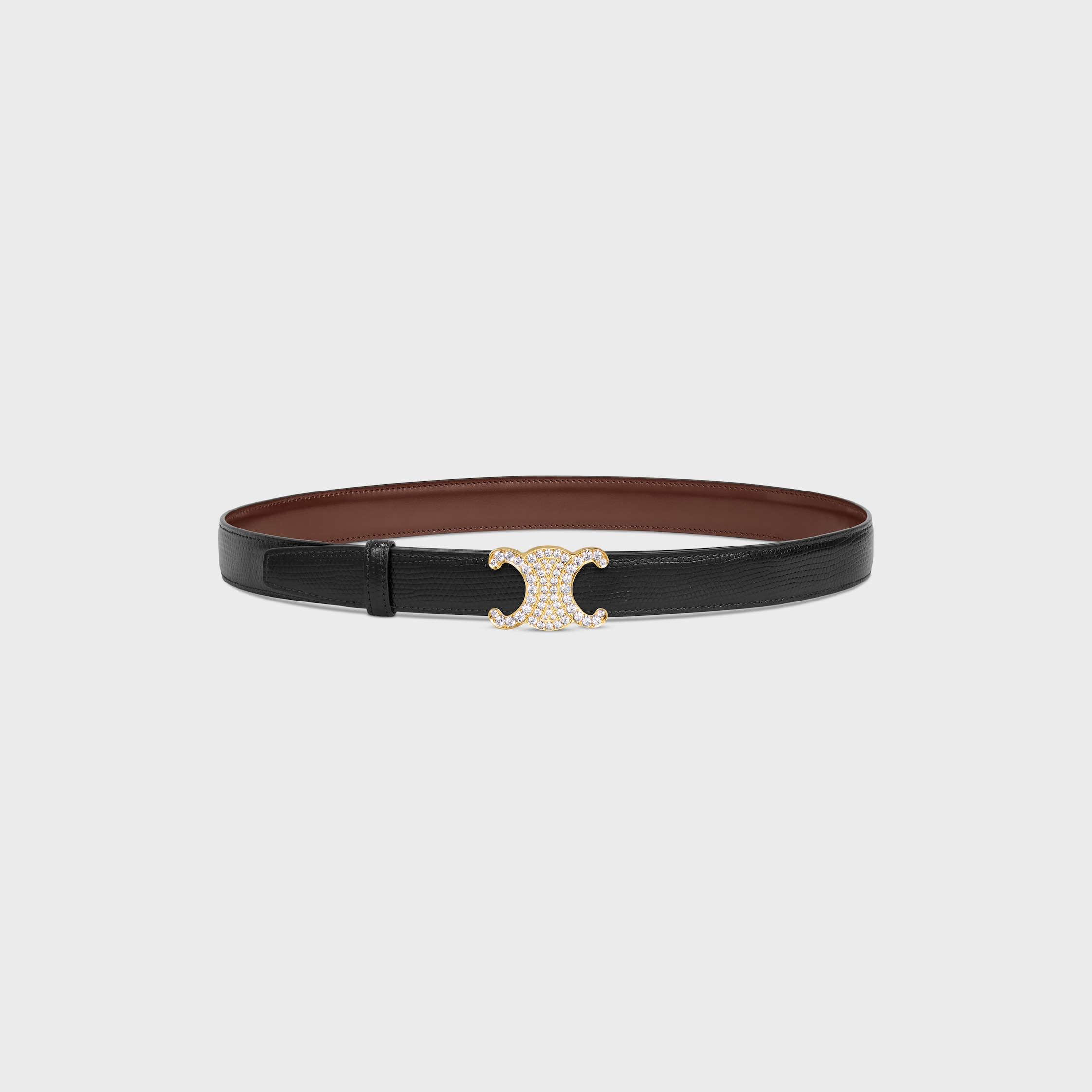 CELINE TRIOMPHE BUCKLE & REVERSIBLE STRAP 25MM