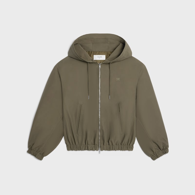 WINDJACKE AUS Nylon - KHAKI -  - 1 | CELINE