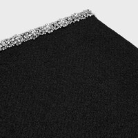 FALDA CON ADORNO DE GALÓN DE TWEED - NEGRO -  - 2 | CELINE