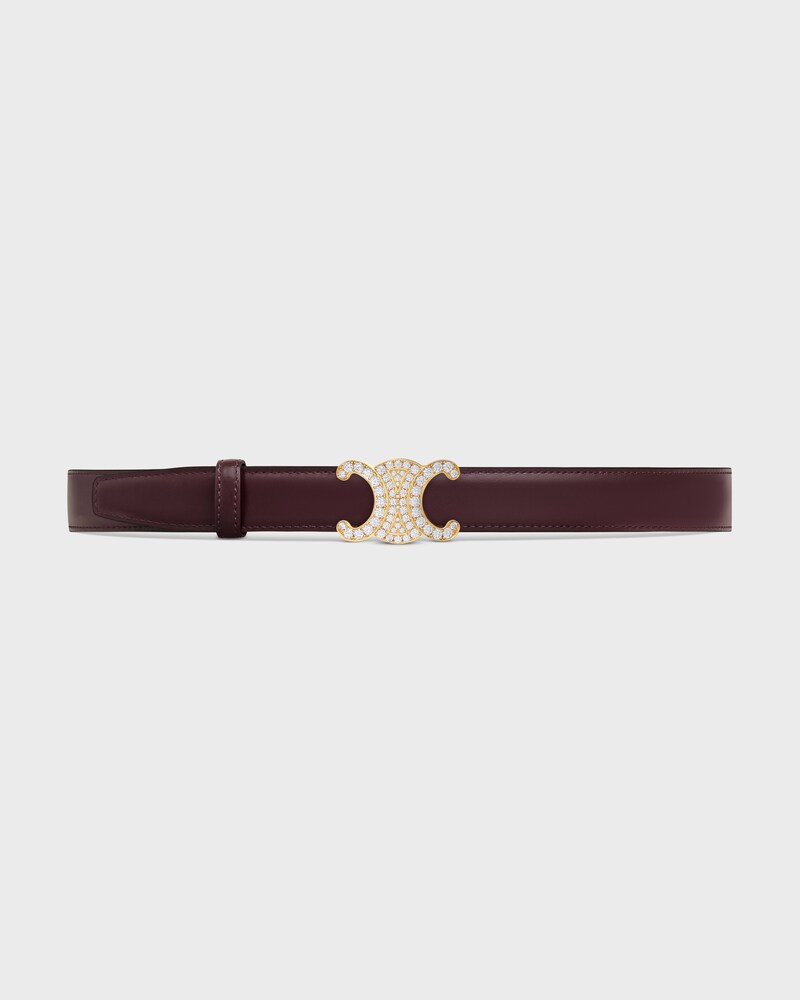 Triomphe Buckle 25MM IN BRASS WITH STRASS -  -  - 1 | CELINE