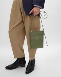 SHARP POUCH TAKE AWAY IN SMOOTH LAMBSKIN - LIGHT KHAKI - CROSS-BODY BAGS - 2 | CELINE