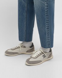RACER SNEAKER IN NYLON, SUEDE CALFSKIN AND CALFSKIN - GREY -  - 2 | CELINE