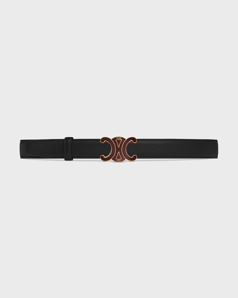 Reversible Strap 25MM IN Smooth and Grained Calfskin -  -  - 1 | CELINE