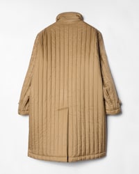quilted coat IN light nylon - SAND -  - 2 | CELINE