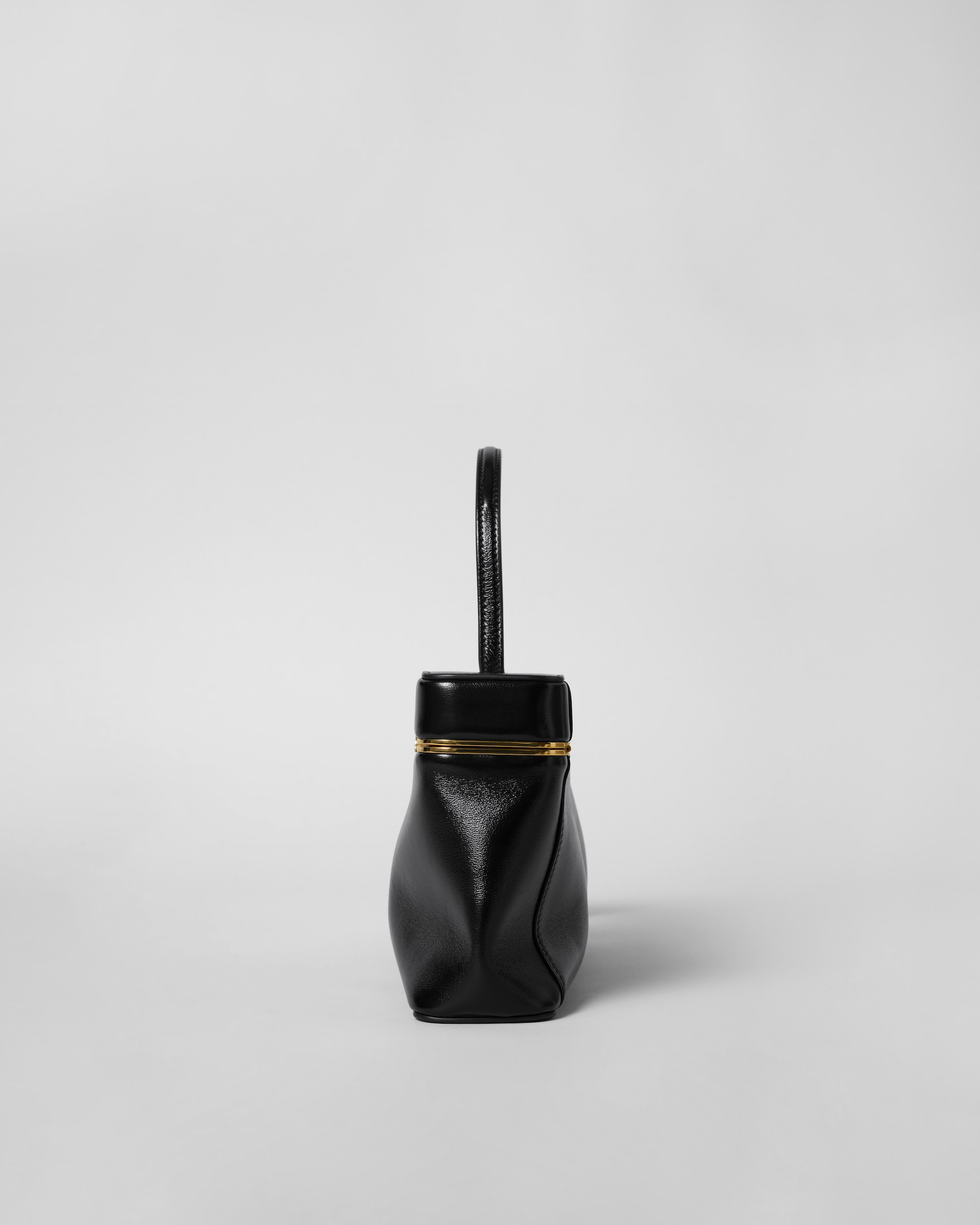 VANITY FRAME IN GLOSSY LAMBSKIN - BLACK | CELINE