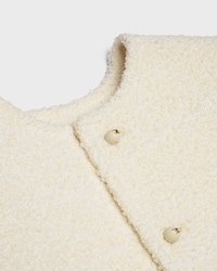 icone jacket IN silk natte - WHITE -  - 2 | CELINE