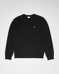 crewneck sweater IN wool cashmere - BLACK -  - 1 | CELINE