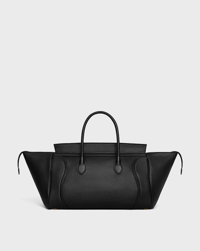 LUGGAGE IN SUPPLE SHINY LAMBSKIN - BLACK - LUGGAGE - 1 | CELINE