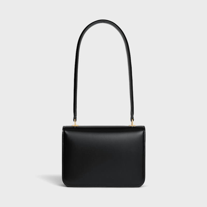 BOLSO TEEN GARANCE DE PIEL DE BECERRO BRILLANTE - NEGRO - NOCHE - 1 | CELINE