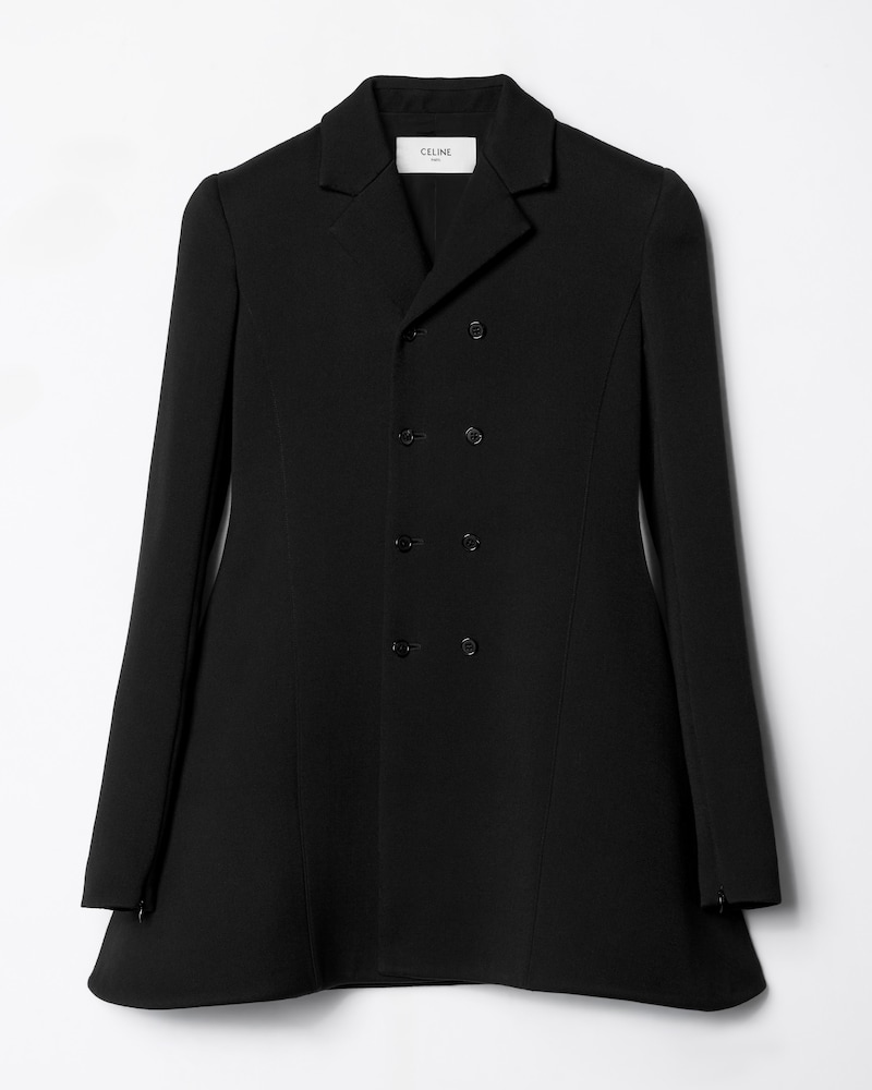 TRAPEZE DB JACKET - BLACK -  - 1 | CELINE