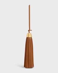 TASSEL CHARM IN SMOOTH LAMBSKIN - SOFT TAN - ACCESSORIES - 1 | CELINE