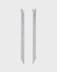 BO Cocktail Tennis en Or Blanc et Diamants - White Gold & White - JOAILLERIE - 1 | CELINE