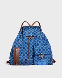 MOCHILA CELINE ACOLCHADA DE NAILON Y PIEL DE BECERRO - ULTRAZUL / NEGRO - BOLSOS DE VIAJE - 1 | CELINE