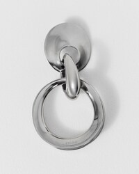 CELINE デフィレ フラット ピアス / スターリングシルバー - シルバー - イヤリング＆ピアス - 1 | CELINE