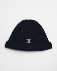 RIBBED CASHMERE BUCKET - NAVY -  - 1 | CELINE