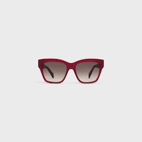 Triomphe 09 Sunglasses in Acetate - MILKY BURGUNDY -  - 1 | CELINE