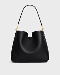 MEDIUM CAMILLE 16 SOFT BAG IN SMOOTH CALFSKIN - BLACK - TOTE BAGS - 2 | CELINE