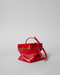 CUBE IN GLOSSY LAMBSKIN - CHILI RED - ALL BAGS - 2 | CELINE