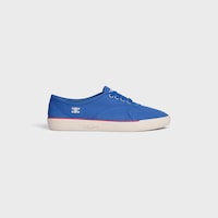 ALAN SNEAKER AUS CANVAS UND KALBSVELOURSLEDER - JEANSBLAU -  - 1 | CELINE