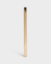 Celine Sentimental Straight Earring in Yellow Gold and Diamond - Yellow Gold and White - FINE JEWELRY - 1 | CELINE