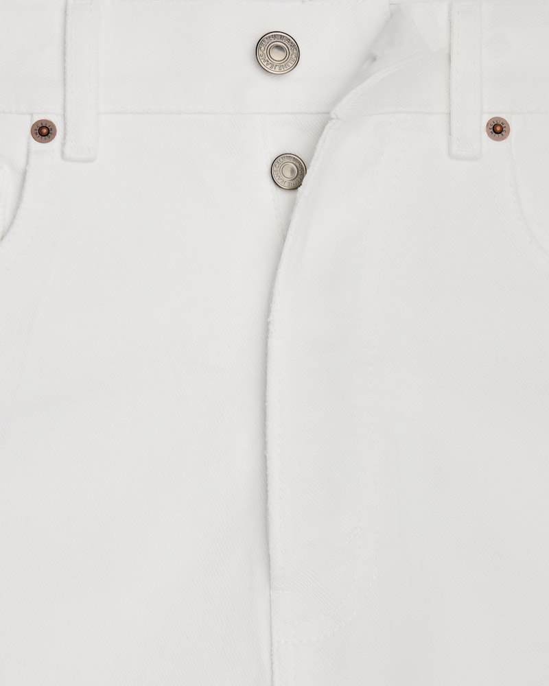 boyfriend jeans 001 IN cotton denim - SAMMY WHITE -  - 1 | CELINE