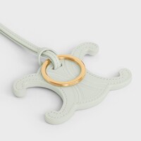 TRIOMPHE BAG CHARM IN SMOOTH CALFSKIN - JADE - ACCESSORIES - 2 | CELINE